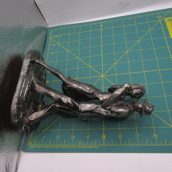 Rubies Couple Dancing Tango Metal Sculpture - Picture 11 of 12